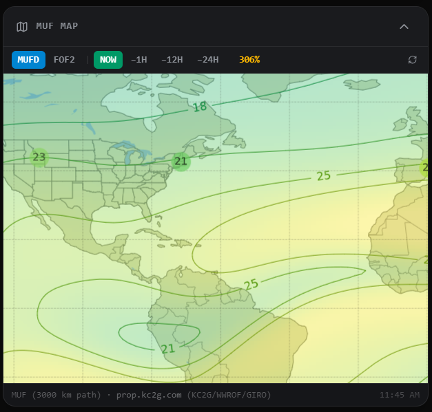 MUF Map